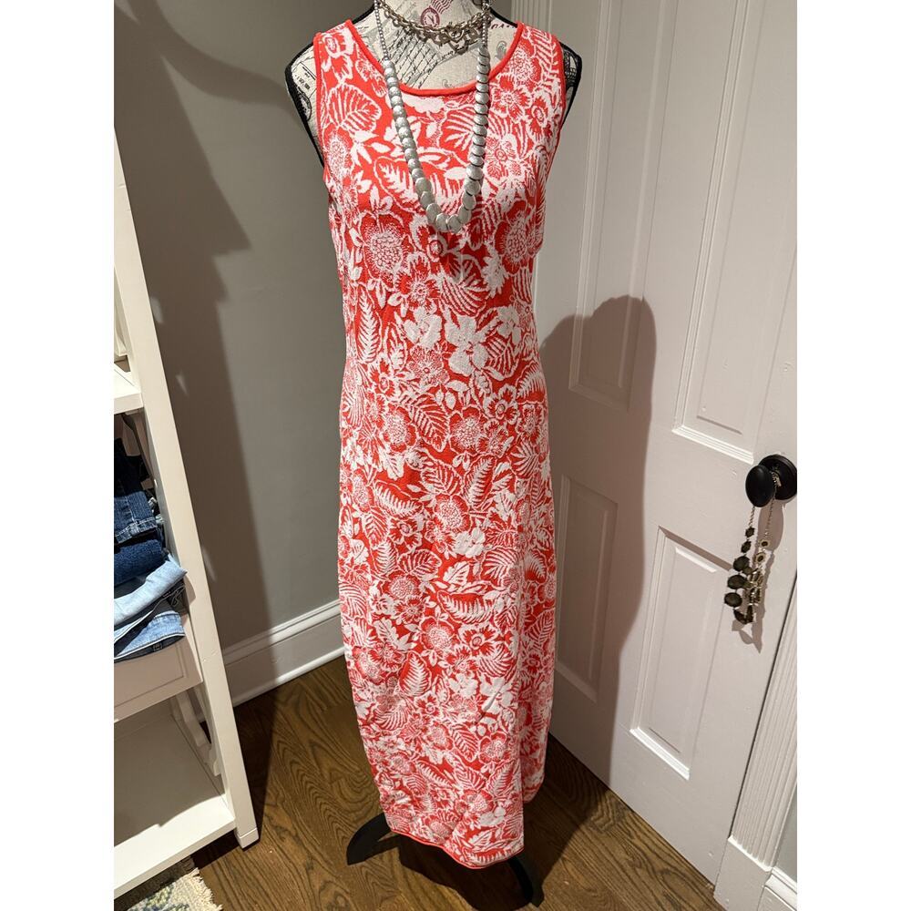 Tommy Bahama Del Lago floral knit maxi dress Large EUC